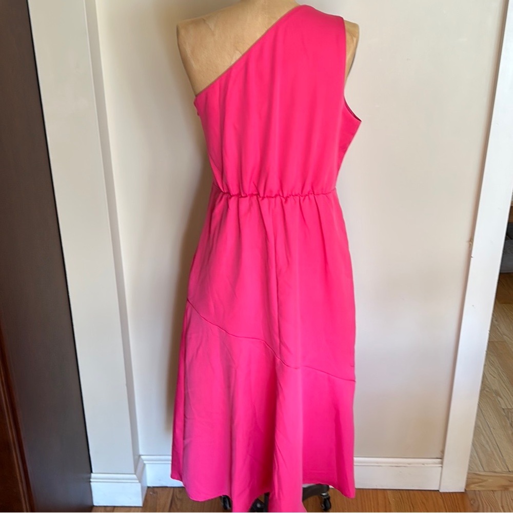 SAM EDELMAN One-Shoulder Satin Midi Dress - Picture 7 of 12